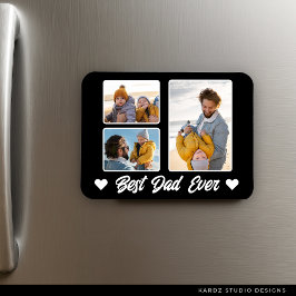 Bästa Pappa någonsin Photo Collage Fars dag Gift Magnet