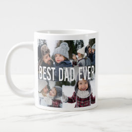 Bästa Pappa någonsin Photo Collage Fars dag Jumbo Mugg