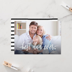Bästa Pappa någonsin Photo Fars dag Kort