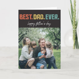 Bästa Pappa någonsin Photo Fars dag Kort
