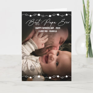 Bästa Pappa någonsin Photo Fars dag Kort