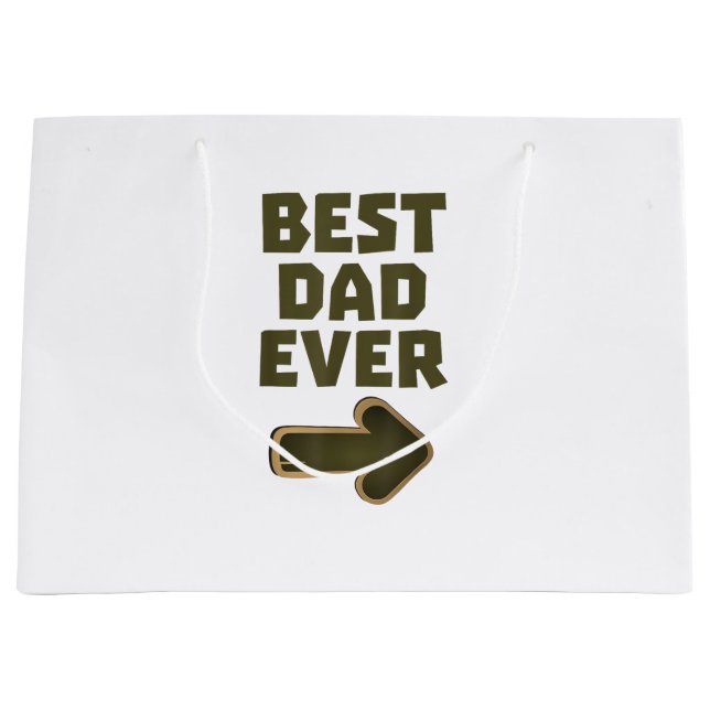 Bästa Pappa Någonsin Pil Grafisk LogotypBästa Papp (Framsidan)