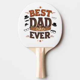 Bästa Pappa någonsin Ping Pong Paddle - Anpassning Pingisracket