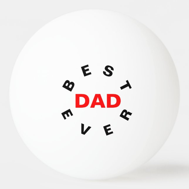 Bästa PAPPA någonsin Pingisboll (Framsidan)