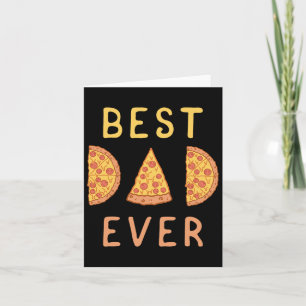 Bästa Pappa någonsin Pizza Älskare Fars dag Pappa Kort