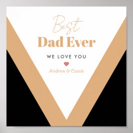 Bästa pappa någonsin poster