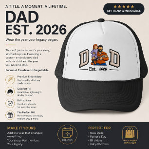 Bästa pappa någonsin present Fars dag anpassad b Keps