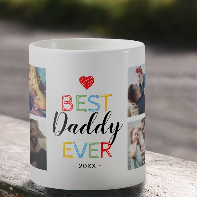 Bästa Pappa Någonsin Present Foto Kaffemugg (Skapare uppladdad)