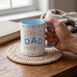 Bästa pappa någonsin present till pappa fars dag mugg