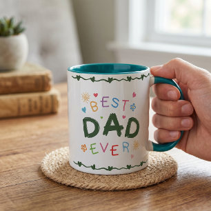 Bästa pappa någonsin present till pappa fars dag mugg