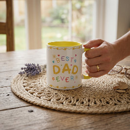 Bästa pappa någonsin present till pappa fars dag mugg