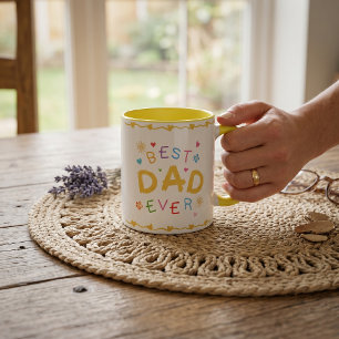 Bästa pappa någonsin present till pappa fars dag mugg