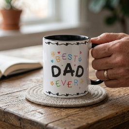 Bästa pappa någonsin present till pappa fars dag mugg