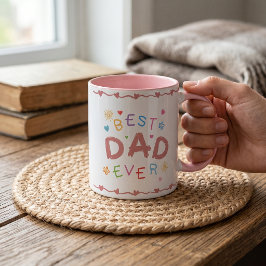 Bästa pappa någonsin present till pappa fars dag mugg