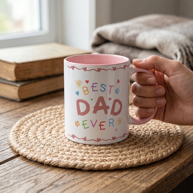 Bästa pappa någonsin present till pappa fars dag mugg (Skapare uppladdad)