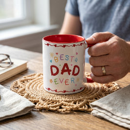 Bästa pappa någonsin present till pappa fars dag mugg