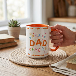 Bästa pappa någonsin present till pappa fars dag mugg