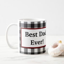Bästa pappa någonsin Present till pappa svart och Kaffemugg