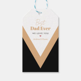 Bästa pappa någonsin presentetikett