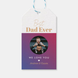 Bästa pappa någonsin presentetikett