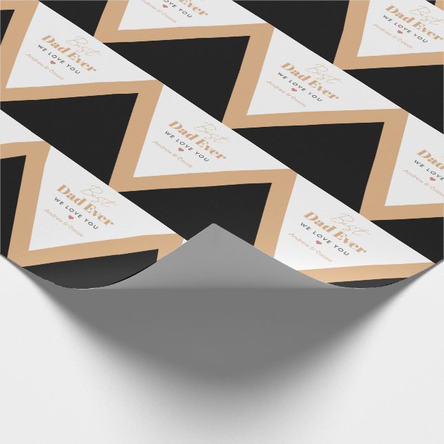 Bästa pappa någonsin presentpapper (Hörn)