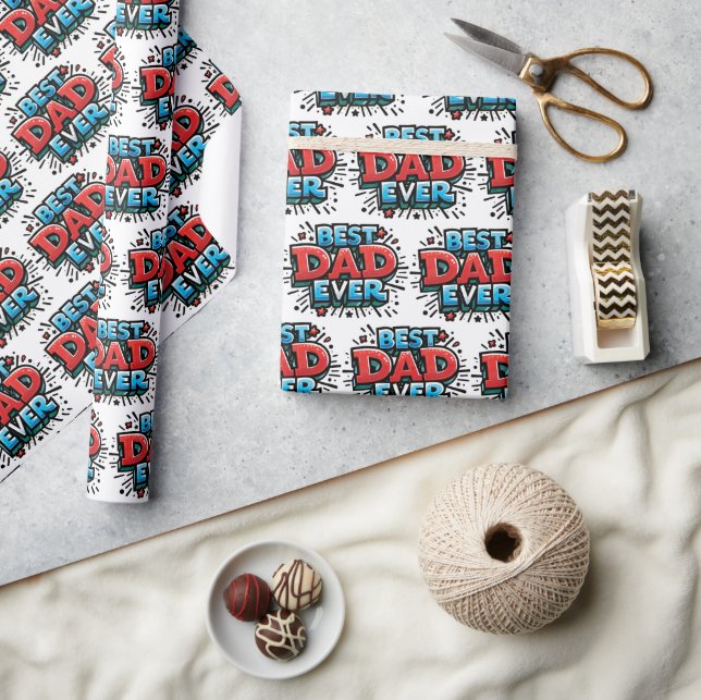 Bästa Pappa någonsin Presentpapper (Hantverk)