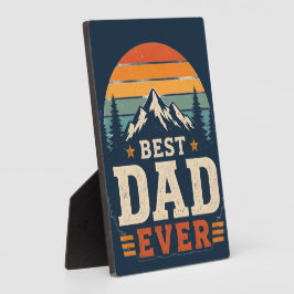 Bästa pappa någonsin Retro bergskylt