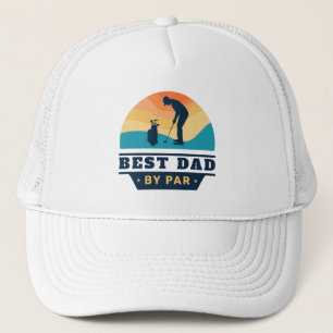 Bästa Pappa någonsin Retro Fars dag Golf Älskare Keps