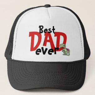 Bästa Pappa någonsin Röda svarta texten Flicka Pap Keps