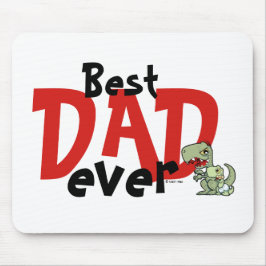 Bästa Pappa någonsin Röda svarta texten Pojke Papp Musmatta