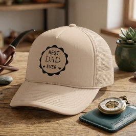 Bästa pappa någonsin Rolig fadersdagsdesign Keps