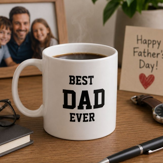 Bästa pappa någonsin Rolig fadersdagspresent Mug ( Kaffemugg (Skapare uppladdad)