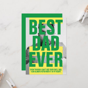 Bästa Pappa Någonsin Rolig & Surreal humor Foto Inbjudningar
