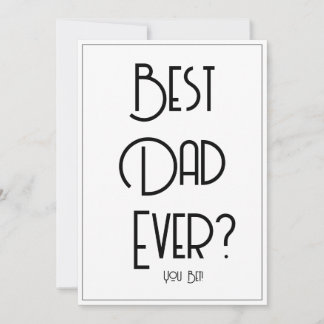 Bästa pappa någonsin? Roligt fadersdags-kort