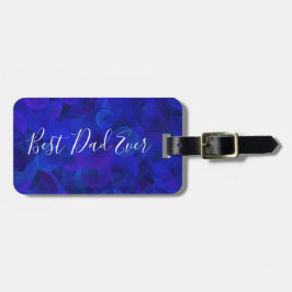 Bästa Pappa någonsin, Royal Blue Unique Fars dag Bagagebricka