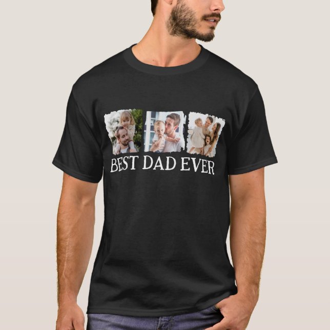 Bästa Pappa någonsin, rum för 3 kvadratstatiska, s T Shirt (Framsida)