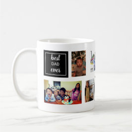 Bästa pappa någonsin - Samla Personlig svart vit Kaffemugg
