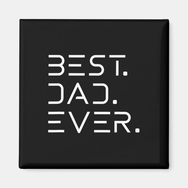 Bästa Pappa någonsin Shirt Modern Developer Progra Magnet (Framsidan)
