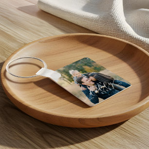 Bästa pappa någonsin skript Fars dag Photo Keepsak Nyckelring