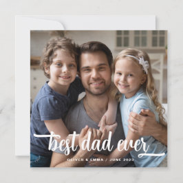 Bästa Pappa någonsin-skriptfoto