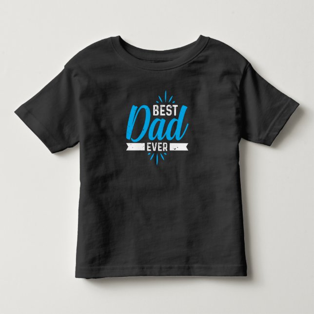 Bästa Pappa någonsin Småbarn T Shirt (Framsida)