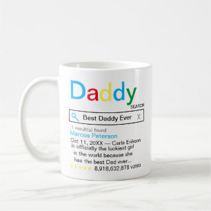 Bästa pappa någonsin-sökmotorresultat med meddelan kaffemugg