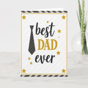 Bästa Pappa Någonsin Stjärnkort Kort