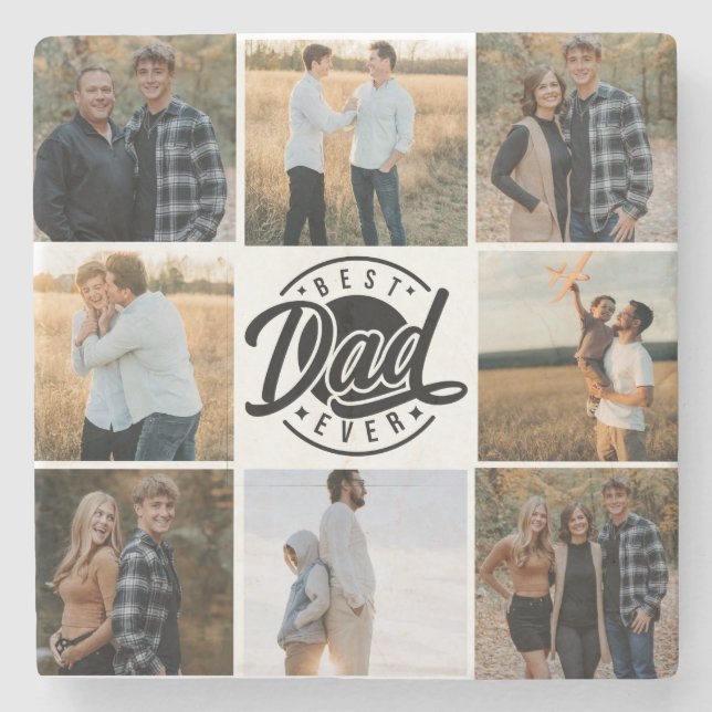 "Bästa Pappa någonsin" Stone Underlägg (Framsidan)