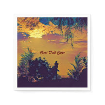 Bästa Pappa någonsin Sunrise Scenery Abstrakt Art