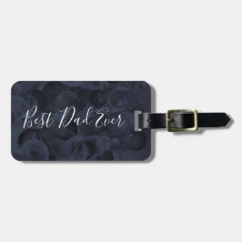 Bästa Pappa någonsin, svart kol, unikt Fars dag Bagagebricka