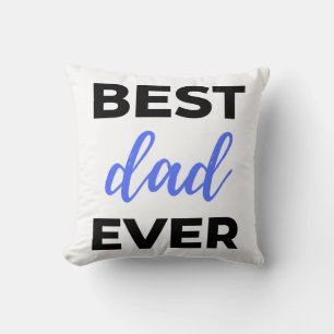 Bästa pappa någonsin svart kudde