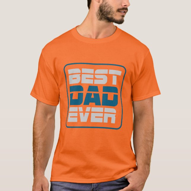 Bästa Pappa någonsin T-Shirt (Framsida)
