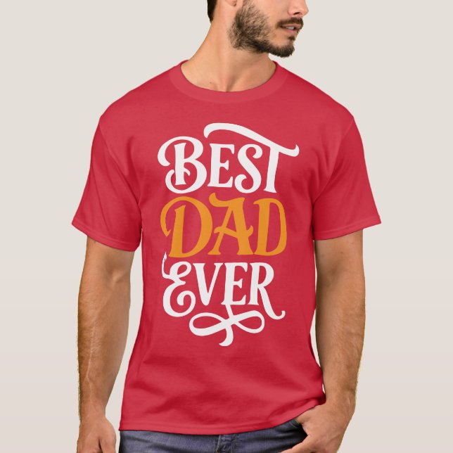 Bästa pappa någonsin t shirt (Framsida)