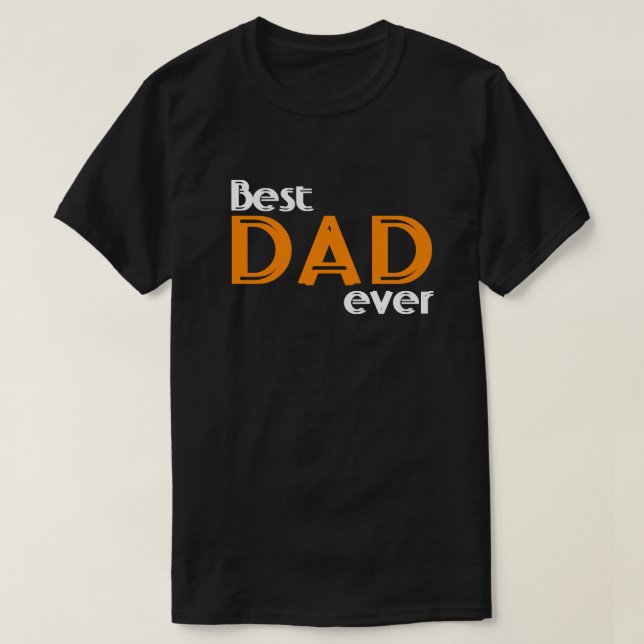 Bästa Pappa någonsin T-Shirt (Design framsida)